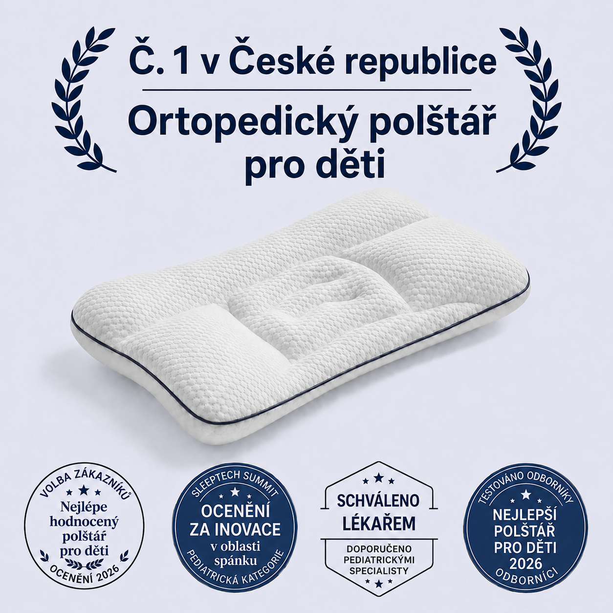 Sennly – Profilovaný polštář pro děti